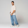 Jean Relaxed Fit con Desgaste Marca Rappaz
