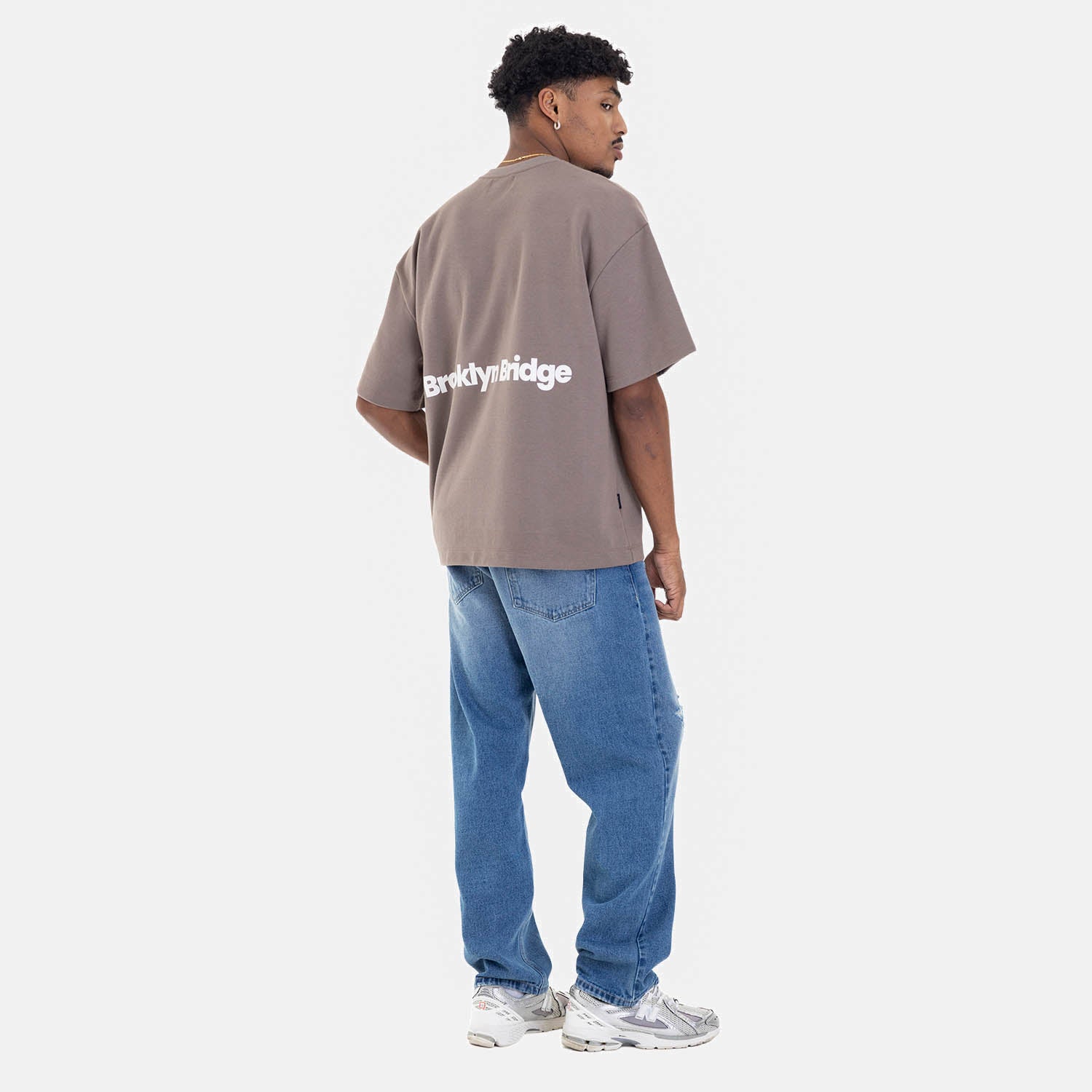 Clean Relaxed Fit Jeans Mid Blue