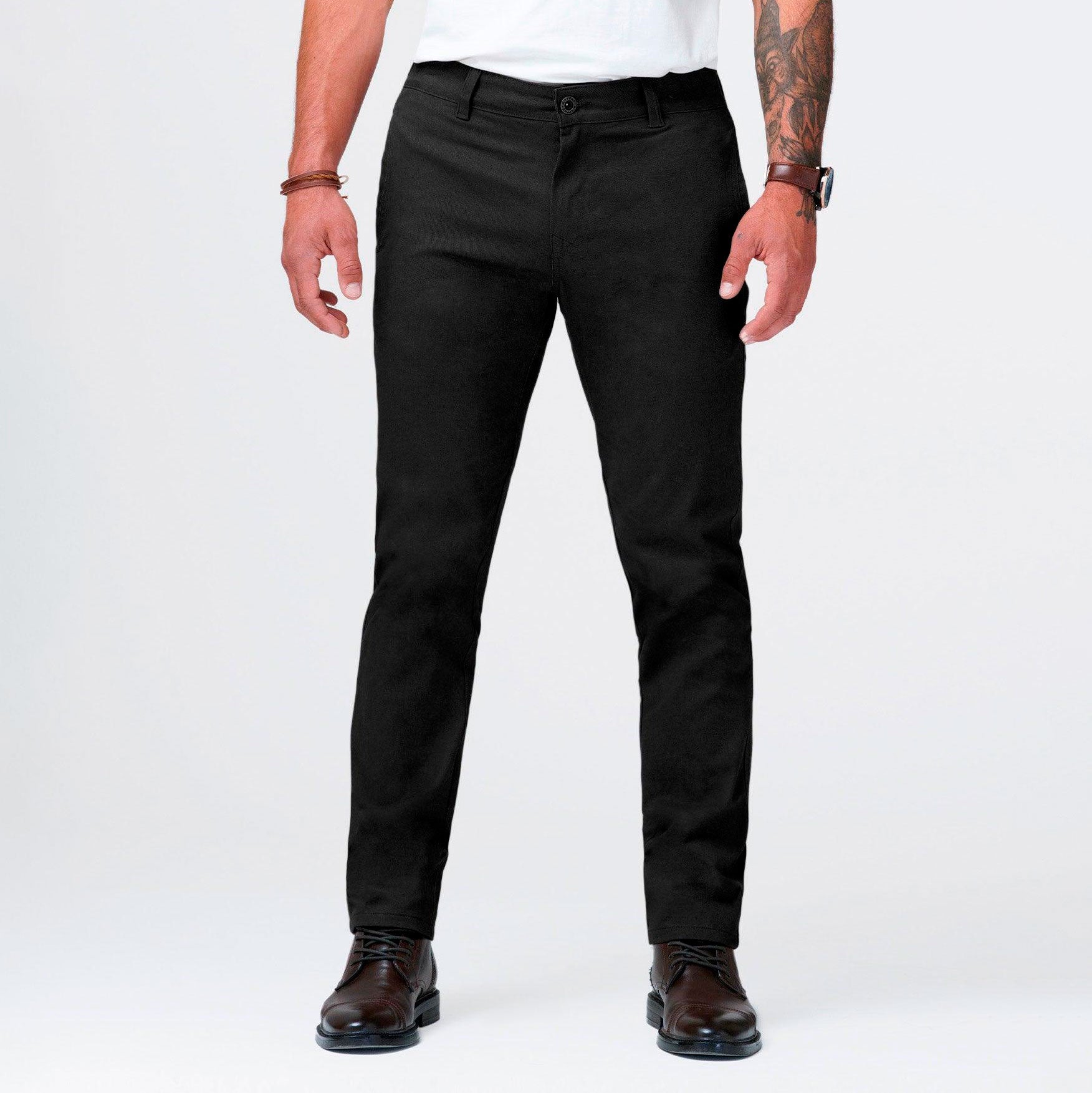 Pantalón New Chino Color Negro, Kaki Y Chocolate Marca Rappaz