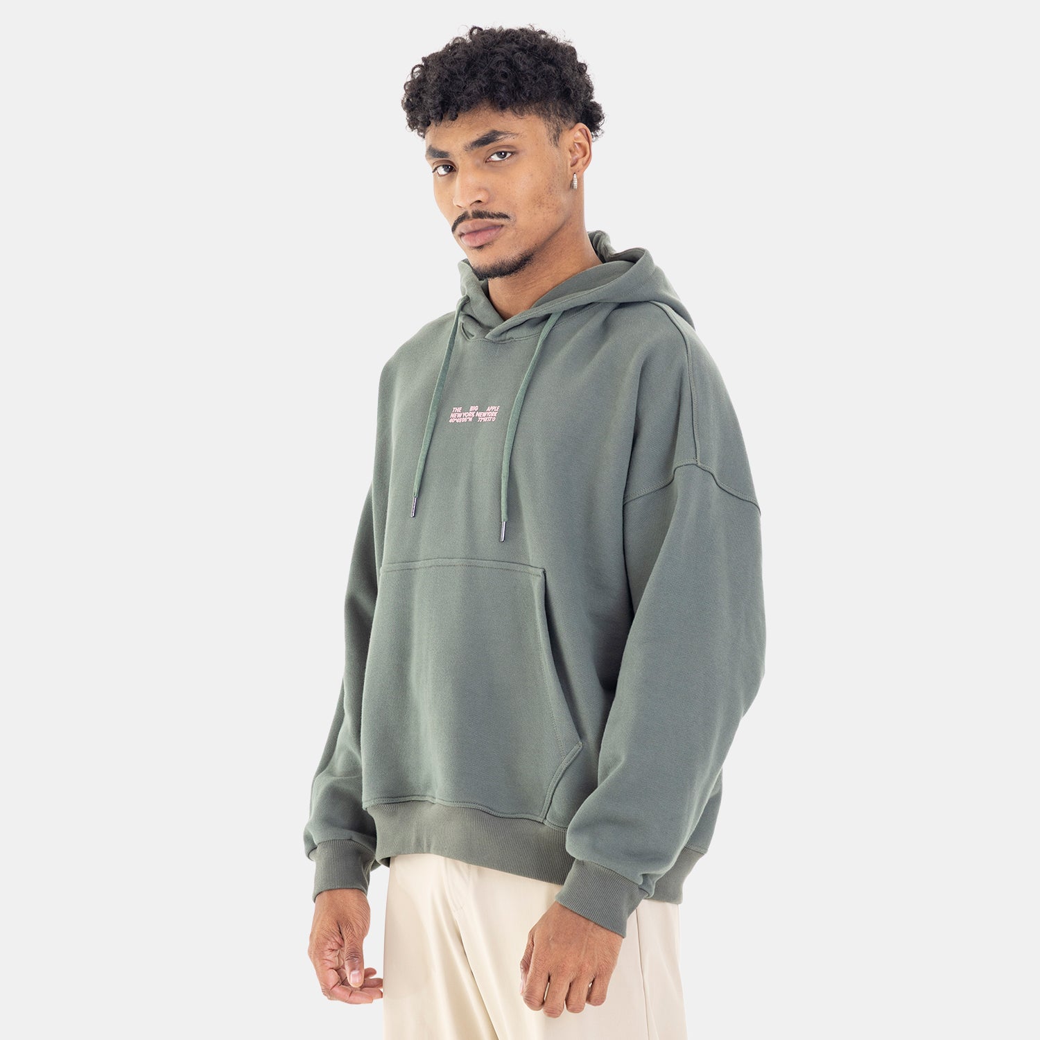 The Big Apple Hoodie Olive