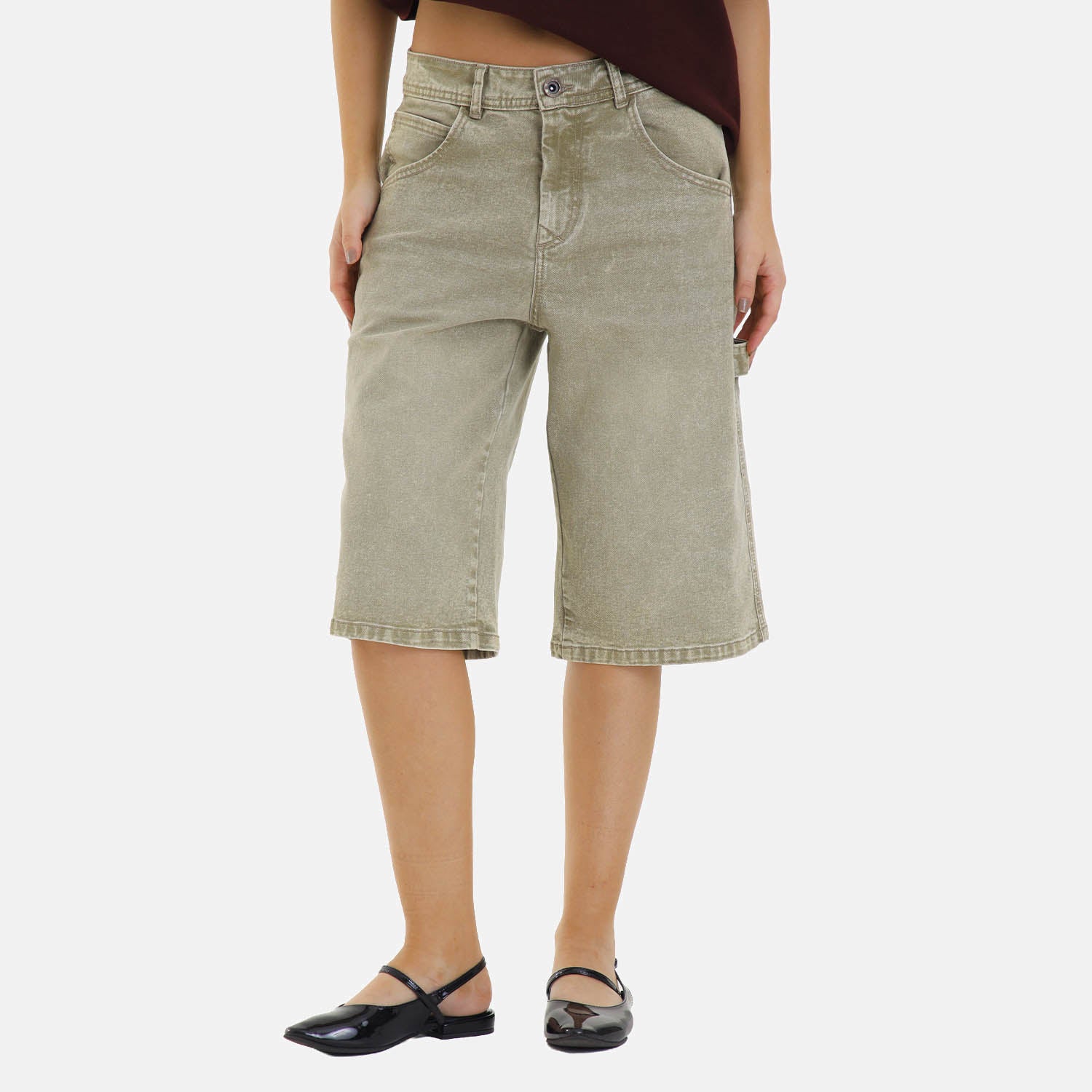 Classic Fit Jort Olive