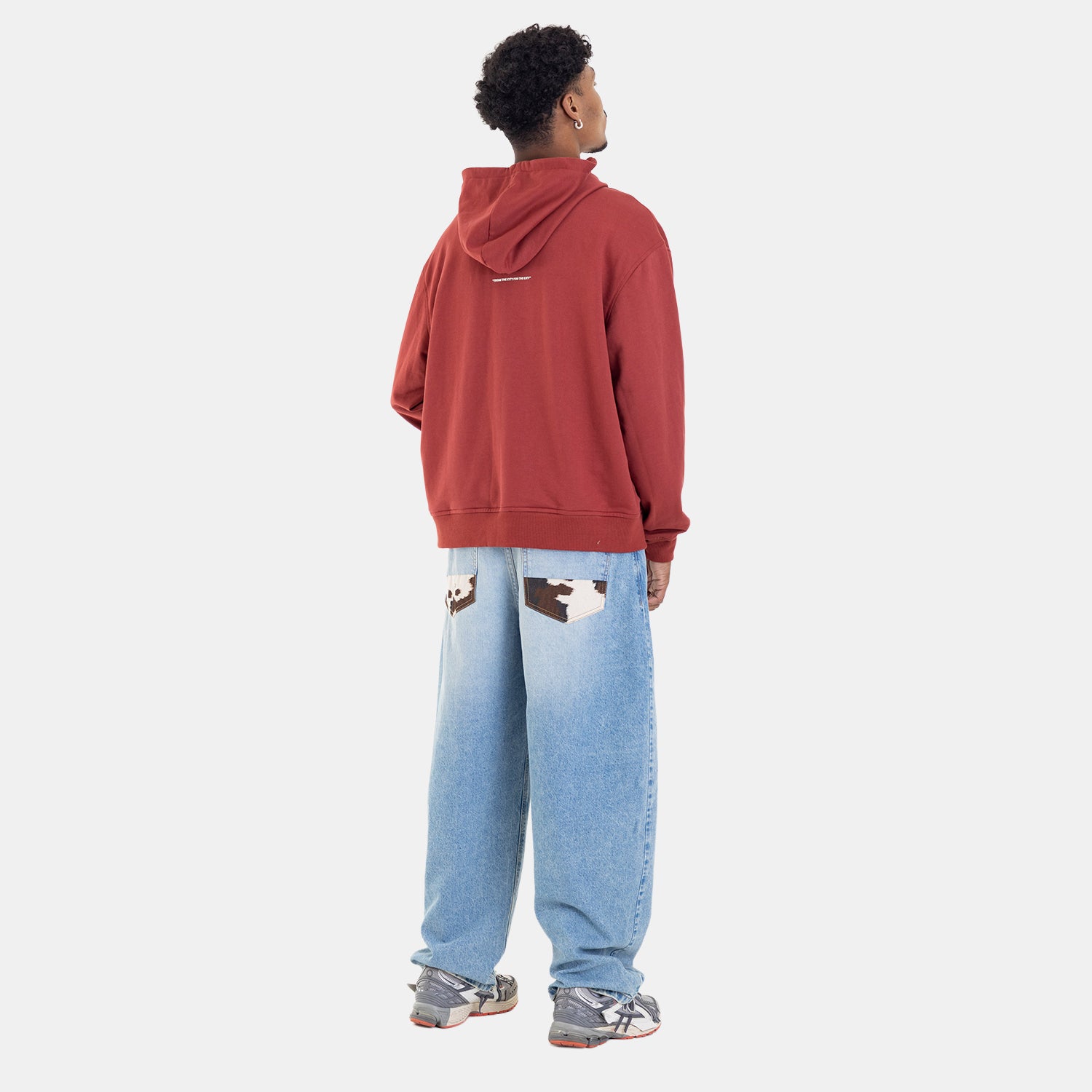 Zip Hoodie Regular Fit Red