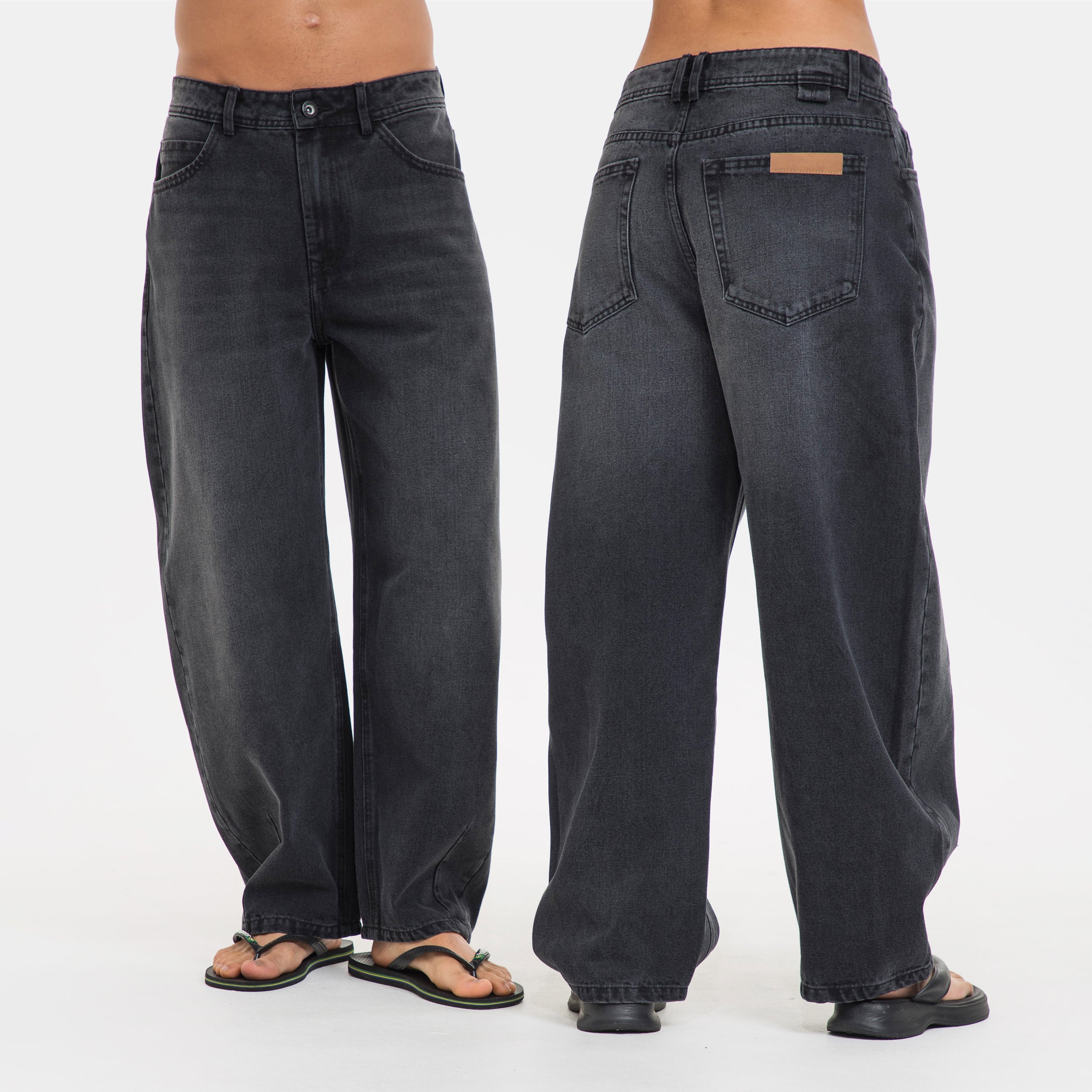 Gio Studio Barrel Jean Negro