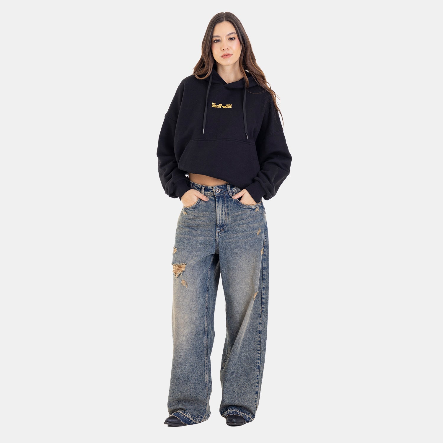 The Big Apple Hoodie Black