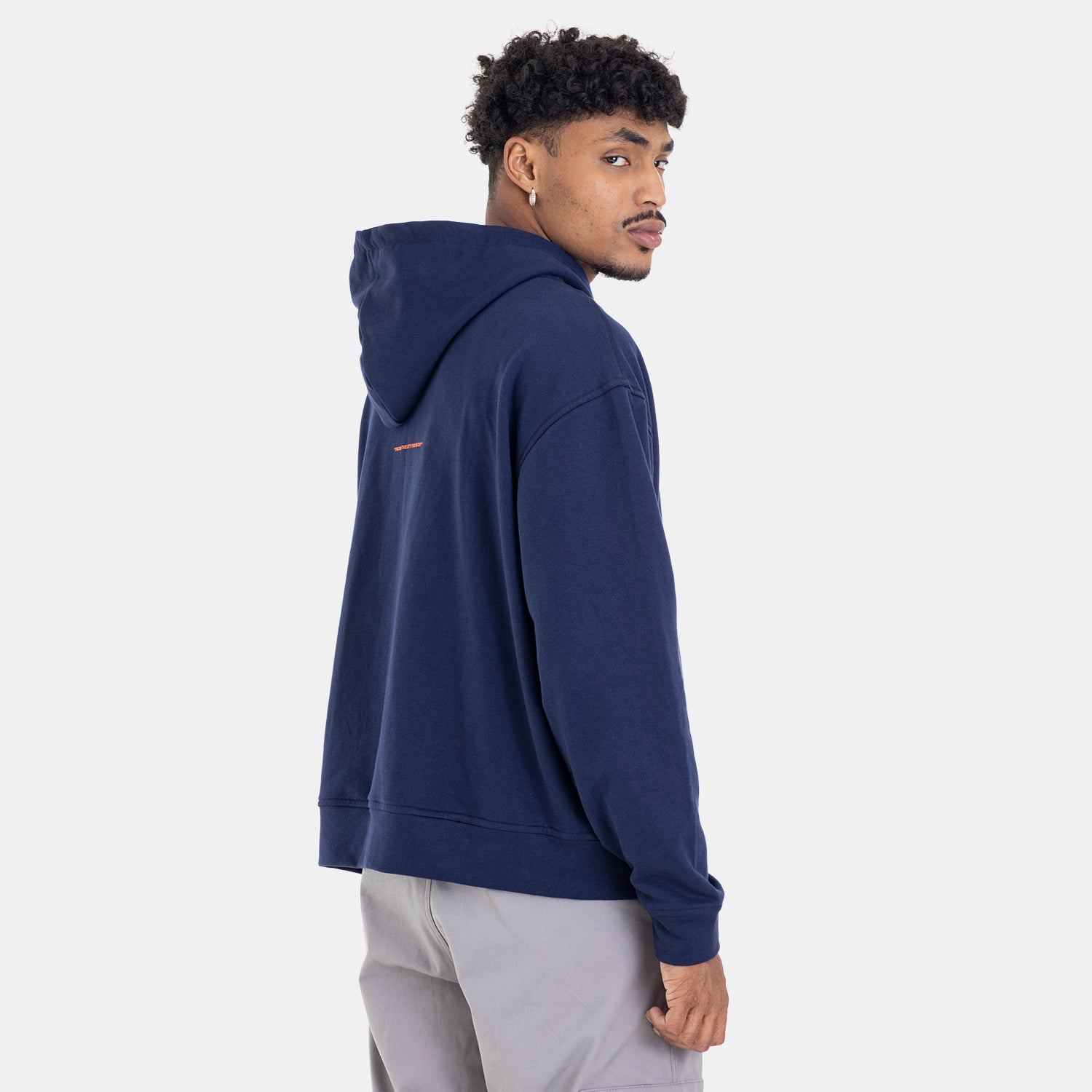 Zip Hoodie Regular Fit Dark Blue