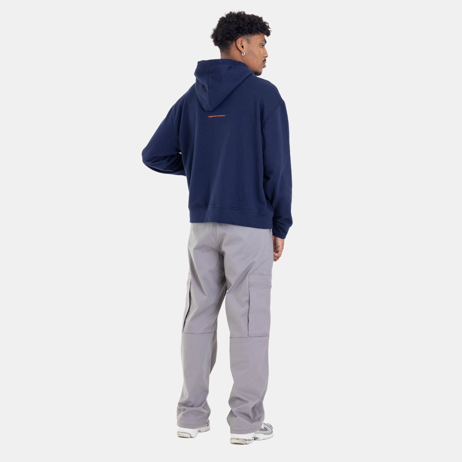 Zip Hoodie Regular Fit Dark Blue