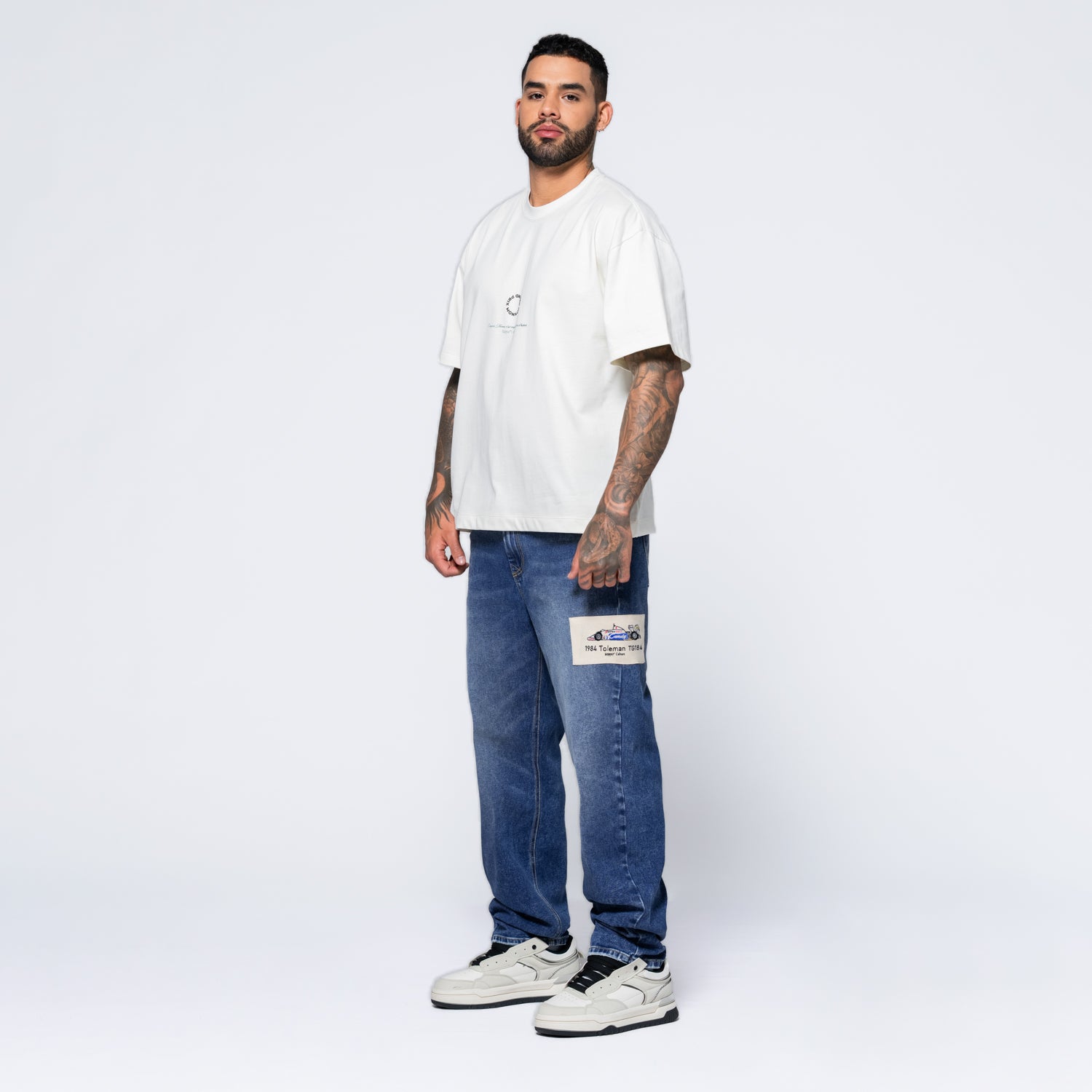 Straight Fit Ayrton Senna '84 Medium Blue