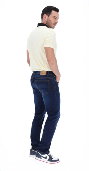 Jean regular color azul oscuro marca rappaz