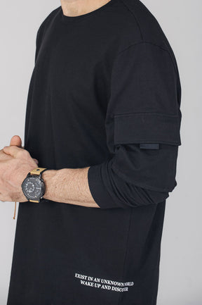 Buzo Regular Color Negro Marca Rappaz
